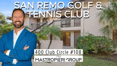San Remo Golf & Tennis Club Property Tour | 400 Club Cir 108